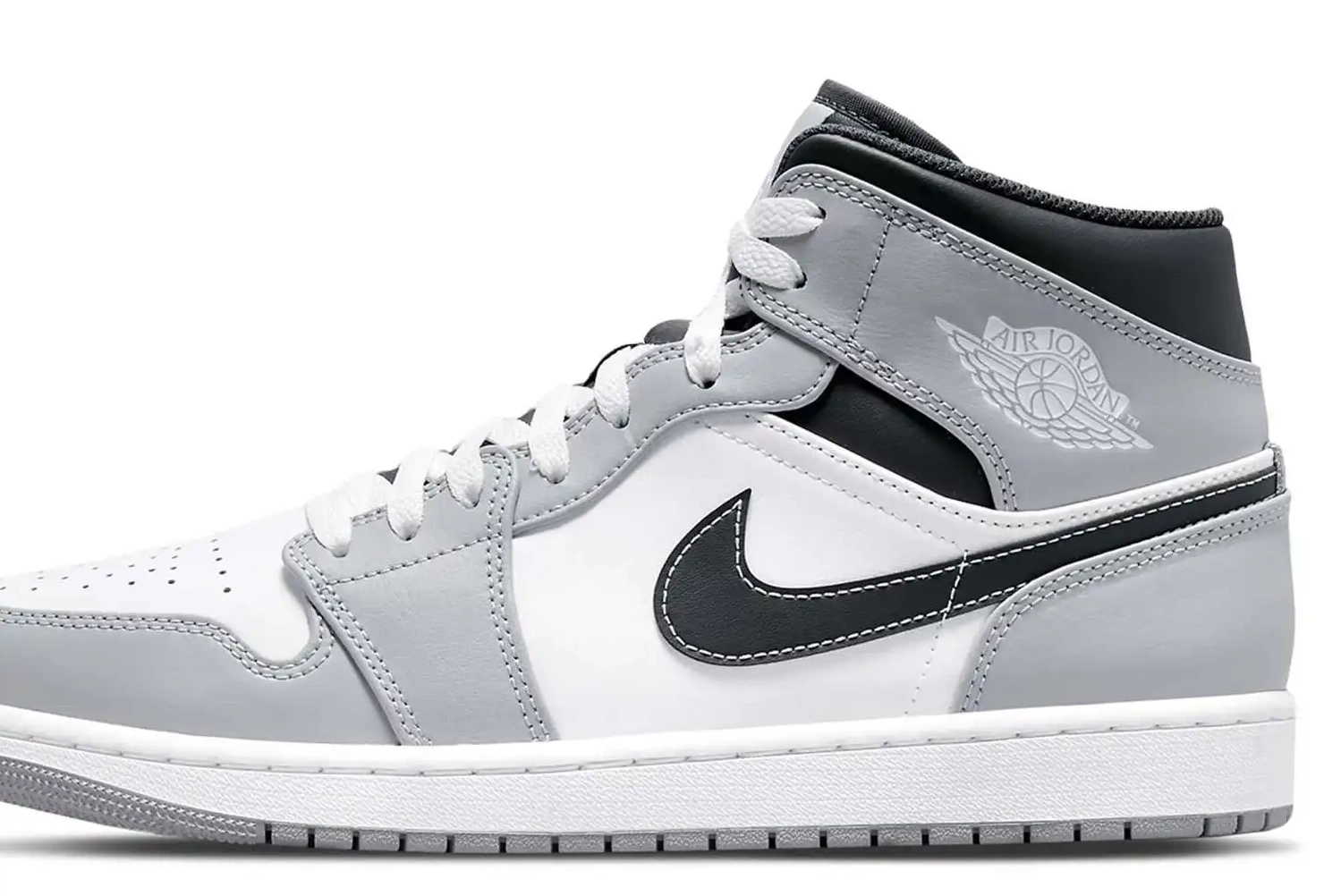 Grey Light Anthracite Mid 1 Jordan Smoke Air 0627